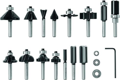 BOSCH RBS030MBS 30 pc. Carbide-Tipped Wood Router Bit Set in Saudi Arabia