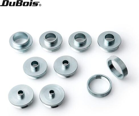 DuBois 51040 Clear Acrylic dia 6-5/8" Router Base Plate w/Centering Pin, Screws and Multiple Pre Drilled Holes, Fits Porter Cable, Bosch, Craftsman, Dewalt, Hitachi, Makita, Milwaukee, Ryobi in Saudi Arabia