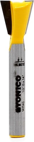 YONICO Dovetail Router Bit 14 Degree X 1/2-Inch 1/4-Inch Shank 14114q in Saudi Arabia