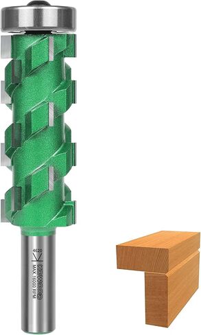 KOWOOD PRO Flush Trim Router Bit(20 Flutes) 1/2"Shank,2-3/4"Cut Length in Kuwait