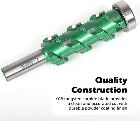 KOWOOD PRO Flush Trim Router Bit(20 Flutes) 1/2"Shank,2-3/4"Cut Length in Kuwait