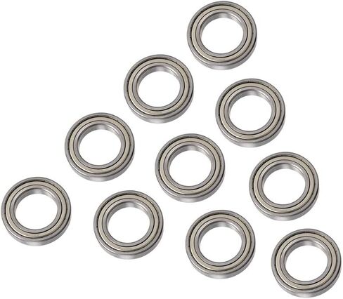 Yakamoz 10Pcs Replacement Bearings for Router Bits Repairing Top Mounted Ball Bearing Guide Repair Accessory Kit | Inner Dia. 3/16" & Overall Dia. 3/8" in Saudi Arabia