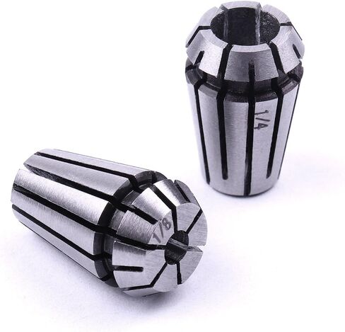 ATOPLEE ER11 مجموعة كوليت، 1/8 بوصة و1/4 بوصة مجموعة أسطوانة معدنية لآلة النقش باستخدام الحاسب الآلي وأداة مخرطة الطحن in Saudi Arabia