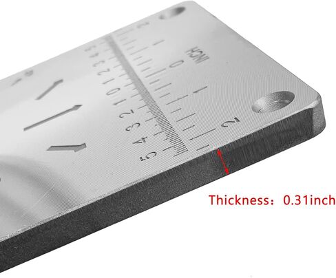 لوحة إدخال طاولة التوجيه QYQRQF، لوحة توجيه من الألومنيوم لطاولة النجارة، لوحة تركيب، أدوات خشبية، آلة طحن وتشذيب مع ملحقات (أحمر) in Kuwait