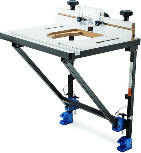 Compact Router Insert Plate Kit for Convertible Benchtop Router Table - Easy Router Access Woodworking Tools w/Pre-Drilled Holes - Compact Tool Kit Fits Porter Cable, Bosch, Dewalt, & More in Kuwait