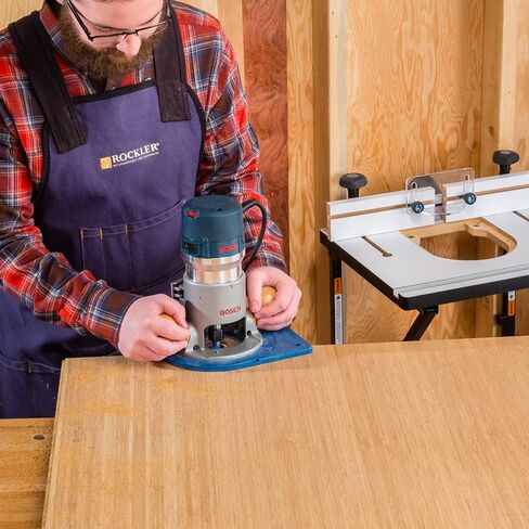 Compact Router Insert Plate Kit for Convertible Benchtop Router Table - Easy Router Access Woodworking Tools w/Pre-Drilled Holes - Compact Tool Kit Fits Porter Cable, Bosch, Dewalt, & More in Kuwait