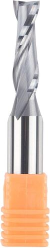 SpeTool Spiral Router Bits with UpCut 3/8 inch Cutting Diameter, 1/2 Inch Shank HRC55 Solid Carbide CNC End Mill for Wood Small Cut, Carving in Saudi Arabia