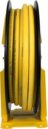 DeWalt DXCM024-0343 Double Arm Hose Reel with 3/8" x 50’ Premium Rubber Hose & Goodyear 6' x 3/8" Rubber Whip Hose Yellow 250 PSI in Saudi Arabia