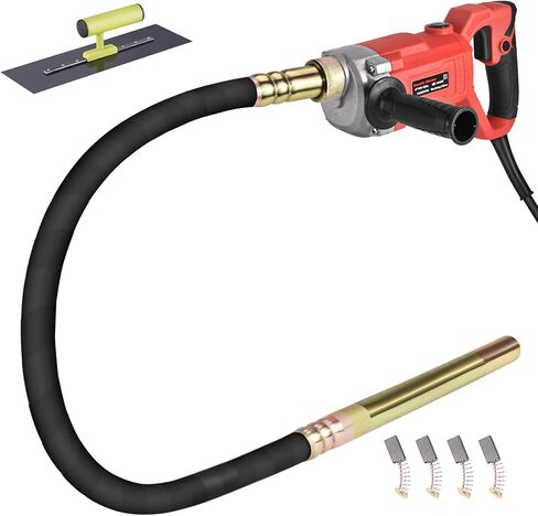 Seeutek Concrete Vibrating Tool, 1500W 6.6FT Handheld Cement Vibrator | Portable Electric Concrete Vibration Tool 13000 VPM Pencil Concrete Vibrator for Removing Air Bubbles and Compacting Concrete in Saudi Arabia