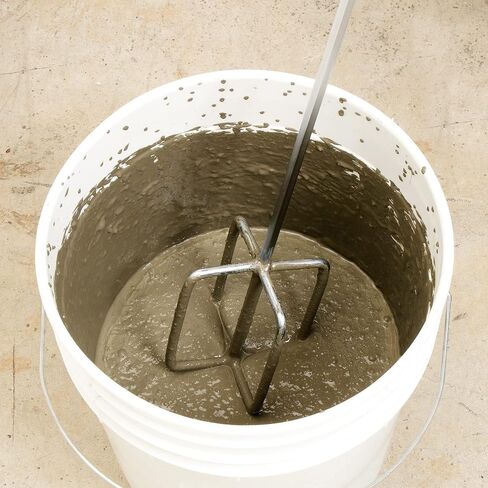 QEP 61205 24 in. Professional Chrome-Plated Steel Thinset and Grout Mixing Paddle for Corded Drills in Saudi Arabia