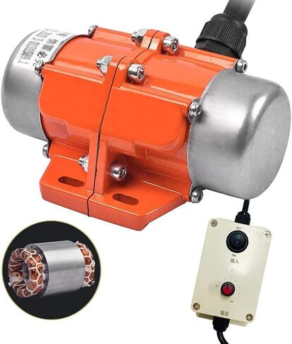30W Concrete Vibrator Power Concrete Vibrators Single Phase Vibration Motor AC 110V 3600rpm Aluminum Alloy Vibrating Vibrators for Shaker Table (30W) in Kuwait