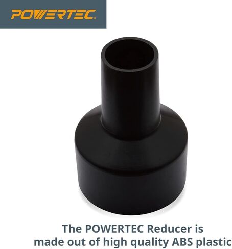 POWERTEC 70140 2-1/2" إلى 1-1/4" خرطوم مخفض - وحدة تحويل لملحقات تجميع الغبار in Kuwait