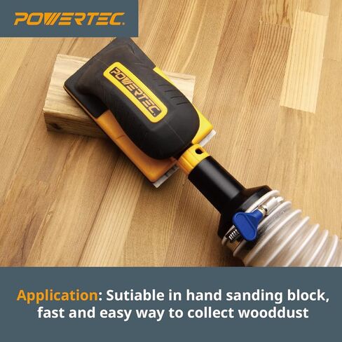 POWERTEC 70140 2-1/2" إلى 1-1/4" خرطوم مخفض - وحدة تحويل لملحقات تجميع الغبار in Kuwait
