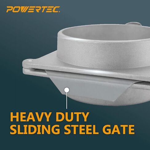 POWERTEC 70227 بوابة الانفجار مقاس 6 بوصات لمجمع الغبار وتركيبات تجميع الغبار in Kuwait