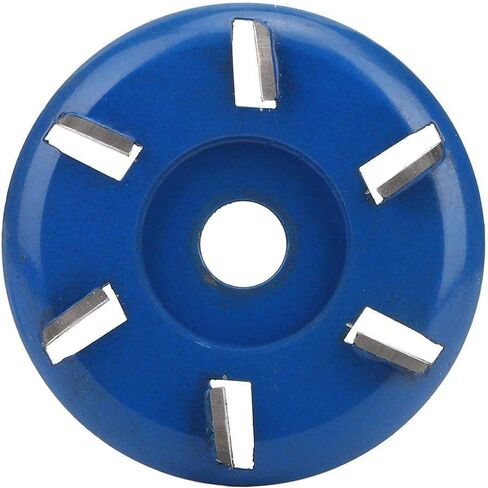 AALINE Wood Carving Tools Wood Cutting Disc Angle Grinder Tungsten Steel Blade Cutter for Carpentry Wood Carving (6 Tooth Blue arc) in Saudi Arabia