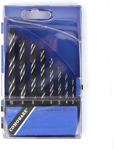 COMOWARE Long Drill Bit - 3/8 in. x 12 in. Extra Length Aircraft Black Oxide Drill Bit for Wood, Plastic, Aluminum, PVC in Saudi Arabia