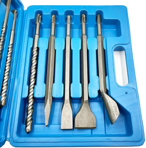 10 Pieces Carbide-Tipped SDS-Plus Rotary Hammer Drill Bit Set for Concrete，Brick,Block,Stone,Masonry in Saudi Arabia