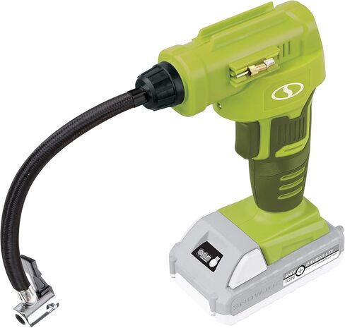 مجموعة ضاغط الهواء المحمول اللاسلكي Auto Joe 24V-AJC1-LTE-P1 24 فولت IONMAX، مع بطارية 2.0 أمبير وشاحن وحقيبة تخزين ومحولات فوهة in Kuwait