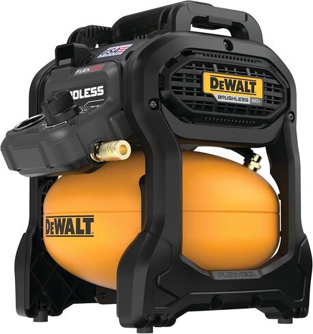 مجموعة ضاغط الهواء DEWALT FLEXVOLT 60V MAX*، لاسلكي، 2.5 جالون (DCC2560T1) in Kuwait