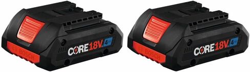 بطارية BOSCH GBA18V40-2PK 18V CORE18V® ليثيوم أيون 4 أمبير في الساعة، عبوتان in Saudi Arabia