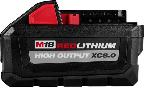 Milwaukee 48-11-1880 M18 REDLITHIUM HIGH OUTPUT 18v 8.0 Ah Lithium-Ion Battery Pack in Saudi Arabia