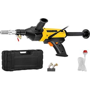Happybuy Diamond Core Drill, 1800W 4"/110 mm, 1700RPM Variable Speed Core Drill Rig with Portable Case, Handheld Drilling Machine for Porcelain Ceramic Tile, Marble Brick in Kuwait