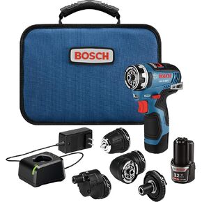 BOSCH GSR12V-300FCB22 12V Max EC Brushless Flexiclick 5-In-1 Drill/Driver System with (2) 2 Ah Batteries in Saudi Arabia