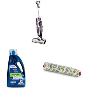 BISSELL Crosswave Pet Pro All in One Wet Dry Vacuum Cleaner and Mop for Hard Floors and Area Rugs, Purple, 2306A