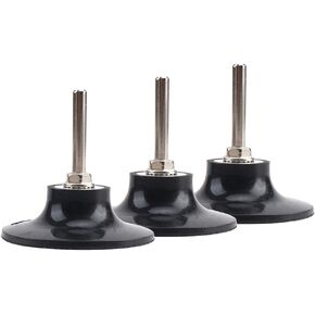BAINUO 3 Pack Type-R Disc Pad Holder Universal Quick Replacement 3 Inches Disc Pad Holder with 1/4'' Round Shank for Polishing Rotating Tools in Saudi Arabia