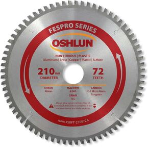 Oshlun SBFT-210052 210 مم 52 سن FesPro Crosscut ATB شفرة المنشار مع أربور 30 ​​مم لـ Festool TS 75 EQ in Kuwait