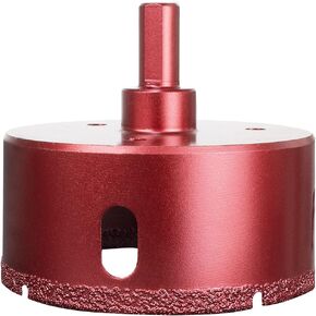 Diamond Drill Bit Brazed Core Hole Saws 60mm 2-3/8" Performance Hollow Hole Cutter for Glass/Tile/Granite/Marble/Porcelain