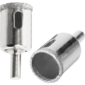 Ohamtes 6Pcs Cutting Diameter 8mm(5/16") Diamond Drill bits, Hollow Drill bits, Hole Saw Diamond bits, Suitable for Opening Holes in Glass, Ceramics, Marble and Other Materials