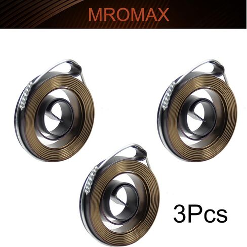 MroMax 3 قطع مثقاب ضغط زنبركي، 0.03 بوصة × 0.31 بوصة × 39.37 بوصة مجموعة زنبركية لتغذية الريشة، 0.8 × 8 × 1000 مم، ضغط مثقاب زنبركي فولاذي زنبركي، لمسة نهائية من السواد الكيميائي in Kuwait