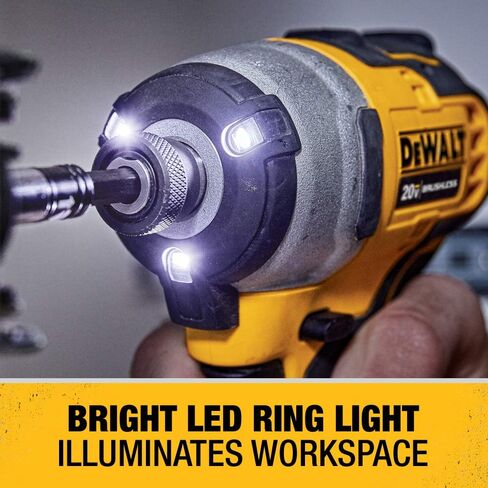 DEWALT ATOMIC 20V MAX* Impact Driver, Cordless, Compact, 1/4-Inch, Tool Only (DCF809B) in Saudi Arabia