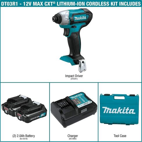 ماكيتا DT03Z 12V max CXT مفك كهربائي لاسلكي، أداة فقط in Kuwait