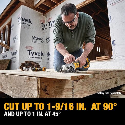 DEWALT ATOMIC 20V MAX* Circular Saw, 4-1/2-Inch, Tool Only (DCS571B) in Saudi Arabia