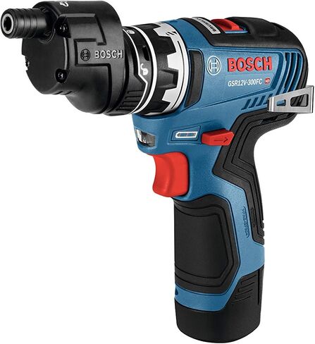 بوش نظام مثقاب/مفك فليكسيكليك 5 في 1 بجهد 12 فولت ماكس اي سي بدون فرش GSR12V-300FCB22 مع بطاريتان 2.0 امبير في الساعة in Kuwait