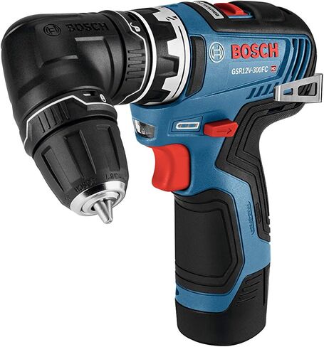 بوش نظام مثقاب/مفك فليكسيكليك 5 في 1 بجهد 12 فولت ماكس اي سي بدون فرش GSR12V-300FCB22 مع بطاريتان 2.0 امبير في الساعة in Kuwait