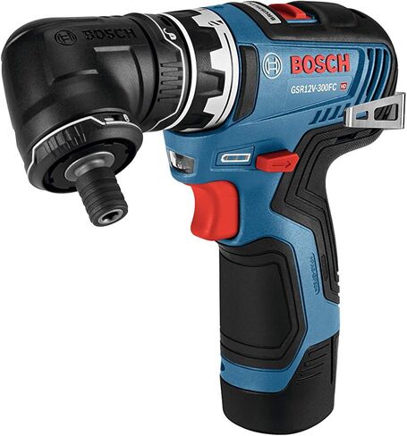 بوش نظام مثقاب/مفك فليكسيكليك 5 في 1 بجهد 12 فولت ماكس اي سي بدون فرش GSR12V-300FCB22 مع بطاريتان 2.0 امبير في الساعة in Kuwait