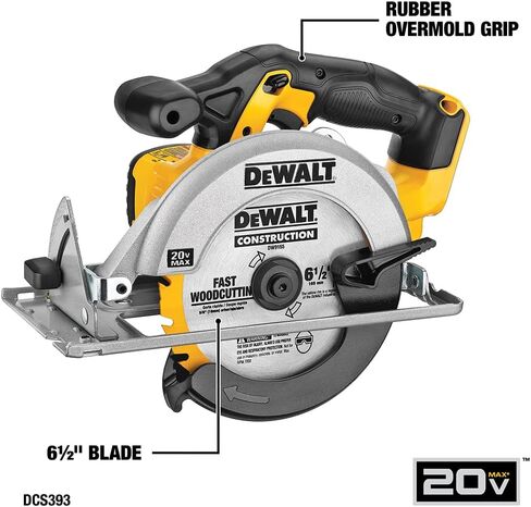 مجموعة أدوات الطاقة DEWALT 20V MAX، مجموعة أدوات كهربائية لاسلكية مكونة من 6 أدوات مع بطارية وشاحن (DCK661D1M1) in Kuwait