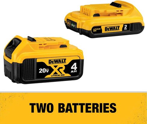 مجموعة أدوات الطاقة DEWALT 20V MAX، مجموعة أدوات كهربائية لاسلكية مكونة من 6 أدوات مع بطارية وشاحن (DCK661D1M1) in Kuwait
