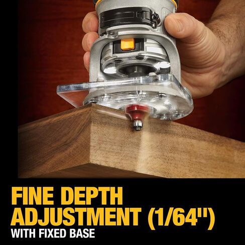 DEWALT Router Fixed/Plunge Base Kit, Variable Speed, 1.25-HP Max Torque (DWP611PK) in Saudi Arabia