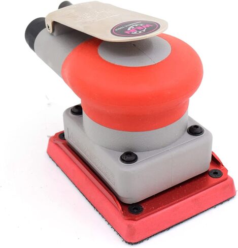 Air Palm Sander Square Air Random Orbital Sander polisher Square Pad 75 * 100mm For Car Waxing Auto Body Polisher Wood working Polishing Deburring in Saudi Arabia