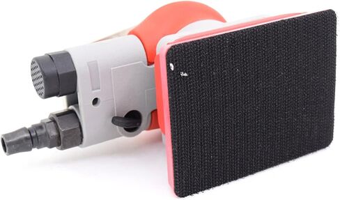 Air Palm Sander Square Air Random Orbital Sander polisher Square Pad 75 * 100mm For Car Waxing Auto Body Polisher Wood working Polishing Deburring in Saudi Arabia
