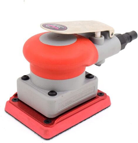 Air Palm Sander Square Air Random Orbital Sander polisher Square Pad 75 * 100mm For Car Waxing Auto Body Polisher Wood working Polishing Deburring in Saudi Arabia