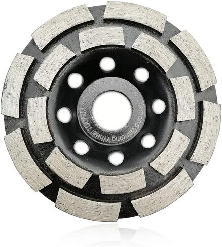 SHDIATOOL 4-1/2 Inch Turbo Row Diamond Grinding Cup Wheel for Concrete Granite Marble Masonry Brick Fits 7/8 Inch-5/8 Arbor Grit40/50 in Saudi Arabia