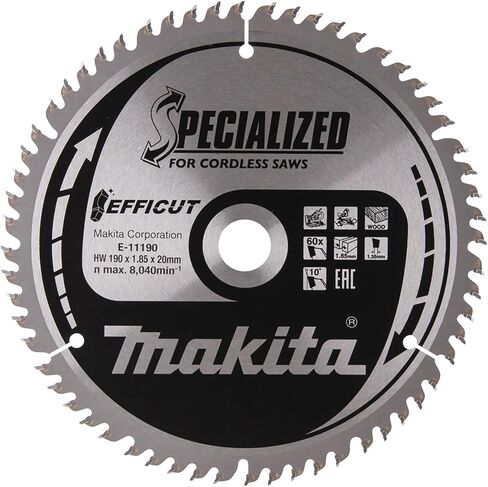 Makita E-11134 7-1/2" 60T Carbide-Tipped Max Efficiency Miter Saw Blade in Saudi Arabia