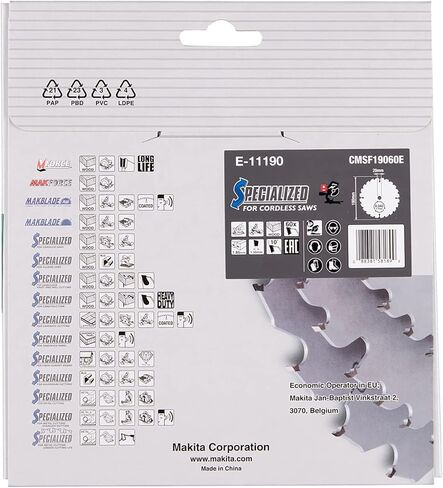 Makita E-11134 7-1/2" 60T Carbide-Tipped Max Efficiency Miter Saw Blade in Saudi Arabia