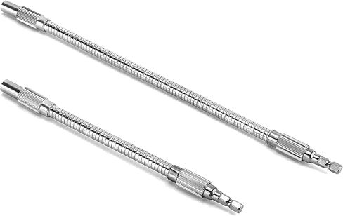 2PCS MOCOST مرنة تمديد مثقاب الحفر، 7.9 "و 11.8" فليكس رمح تأثير سائق اتصال لمثقاب الطاقة، اليد سقاطة مفك بت. تغيير سريع المغناطيسي 1/4 عرافة عرقوب in Kuwait