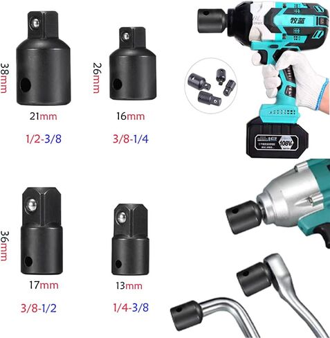 36-piece electric drill bit extension kit, 1/4 3/8 1/2-inch hex, bendable and corner drill bit extension with screwdriver kit (black) in Saudi Arabia